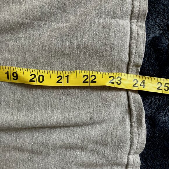 Time and Tru T-Shirt V Neck Gray Stretch Soft Cotton L 12 14 Womens Athleisure - Picture 9 of 9